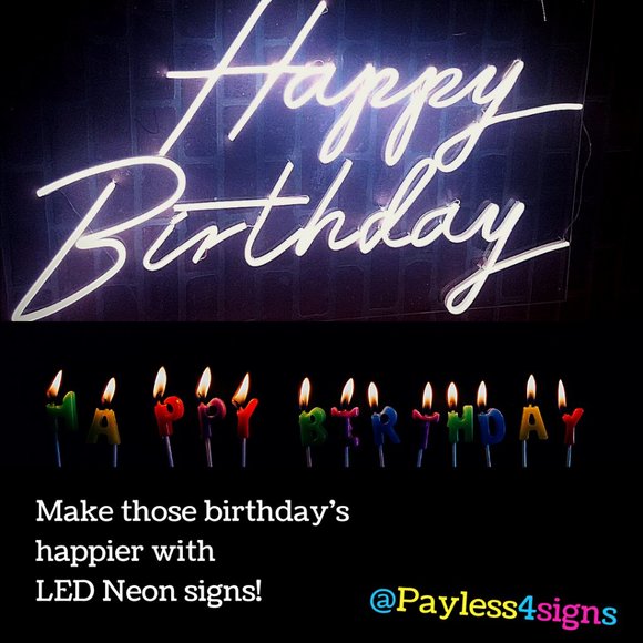Handcrafted customized neon signage